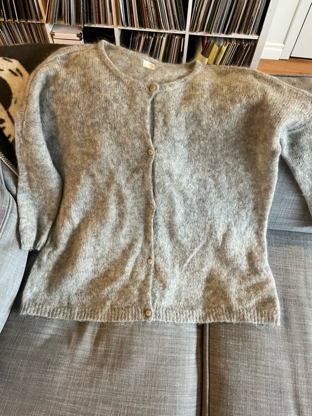 Des Petits Hauts Achante kid mohair blend cardigan size T1 small medium - Picture 2 of 5
